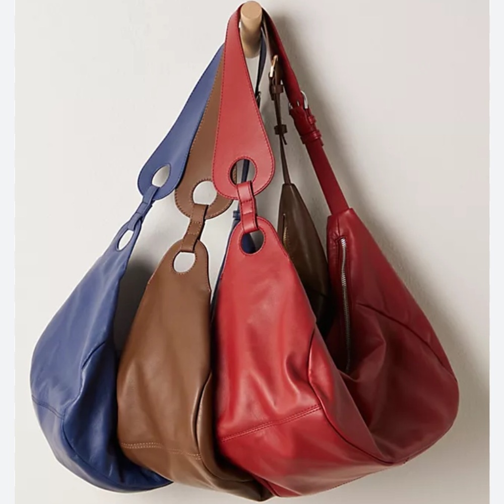 Real Big World Shoulder Bag 
COLOR- Blue
NWOT 
Free People